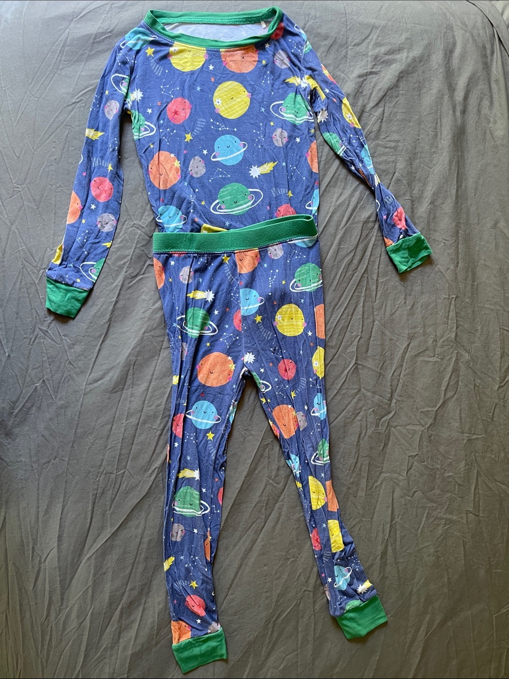 Little Sleepies Space Print Two Piece PJ Set 3T